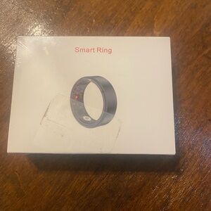 JRing Smart Ring Activity Tracker Dark Titanium Alloy Black Hrt Rate Andrd  iOS